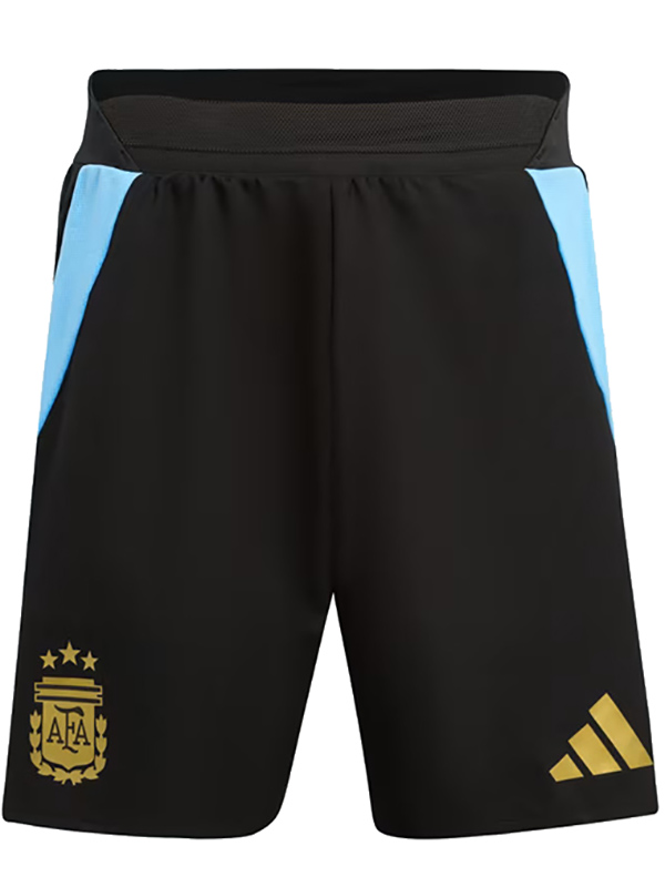 Argentine maillot noir short vêtements de sport de football pour hommes uniforme chemise de football pantalon 2024-2025